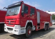 6X4 LHD Tanker Fire Truck / Fire Department Ladder Truck / Industrial Fire Trucks