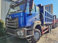 Full DriveLow Fuel Consumption 380HP Blue HOWO Tipper Truck RHD 6×6 10 bánh