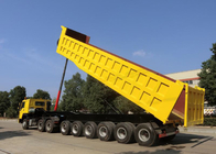 3 trục xe tải bán rơ moóc cho khai thác và xây dựng 60-80 tấn