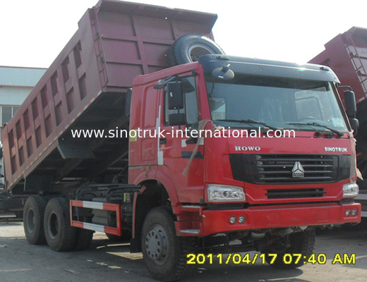 Tipper Xe tải Chở hàng SINOTRUK HOWO 10 bánh xe tải công suất 25-40tons 10-25CBM