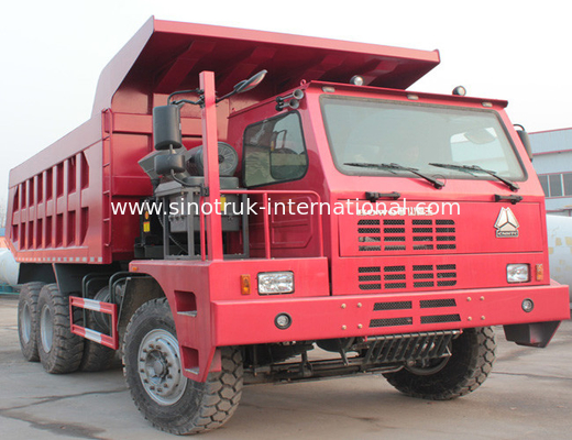 70 Khai Thác Khai Thác Khai Thác, Euro 2 SINOTRUK HOWO 6x4 Dump Truck