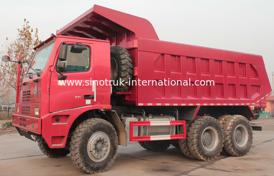 Tipper Xe Tải Chở Hàng SINOTRUK HOWO 70 Khai Thác LHD 6X4 371HP 70tons ZZ5707S3840AJ