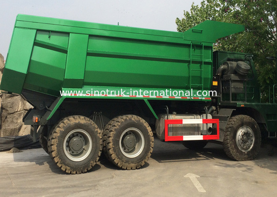 Heavy Duty SINO HOWO Xe tải / 10 Wheeler Dump Truck 371HP Tiêu thụ nhiên liệu thấp