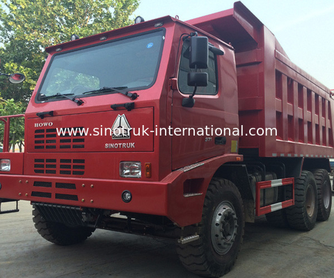 Màu SINOTRUK HOWO 6x4 Xe Tải Xúc / HOWO Xe Tải Thép Cho Khai Mỏ
