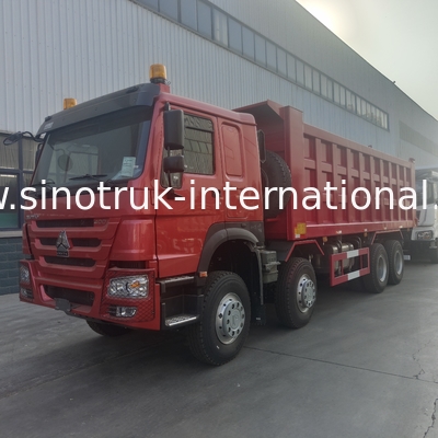 SINOTRUK ĐỎ HOWO 400HP 8×4 TIPPER DUMP TRUCK LHD