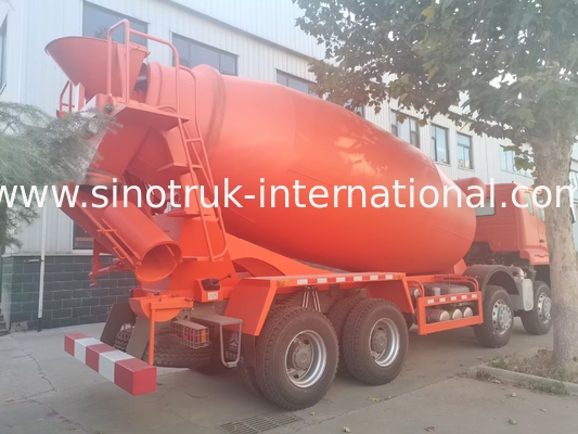 Sinotruk Howo N7 Xe tải trộn bê tông 6 X 4 Euro 2 380hp Cho xây dựng