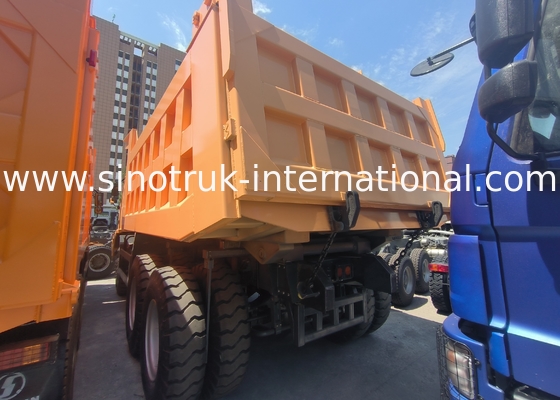 Sinotruk Howo Mining Tipper Dump Truck 90Tons 6 × 4 Cơ thể hàng hóa thép mạnh