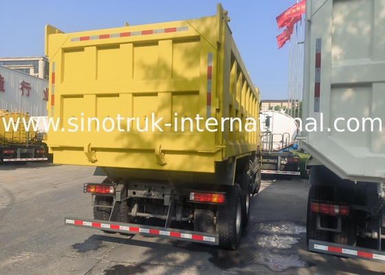 Sinotruk Howo Tipper Dump Truck Weichai 380Hp 10 bánh xe 6 × 4 Rhd 20CBM