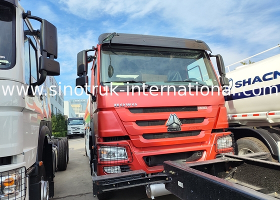 SINOTRUK HOWO Đỏ 380HP 8 × 4 12 bánh xe chứa dầu công suất cao