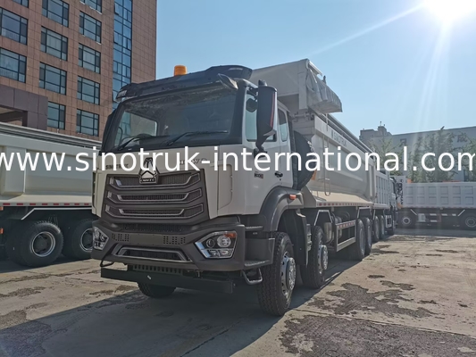 Sinotruk HOHAN New HOWO 8X4 Dump Truck 380hp 12 bánh Đen H77L ZZ3317V386JB1R U Type