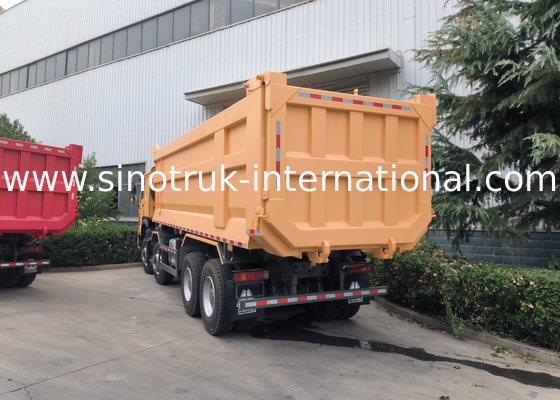 Sinotruk Howo Tipper Dump Truck 8 × 4 Lhd 12 bánh xe hình U