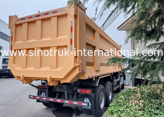 Sinotruk Howo Tipper Dump Truck 8 × 4 Lhd 12 bánh xe hình U