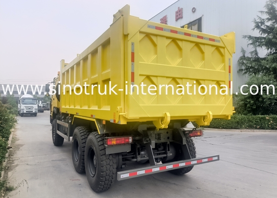 Sinotruk Howo Tipper Dump Truck 6 × 6 All Wheel Drive Với 14.00R20 Lốp đơn 380hp