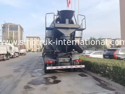 HOWO HOHAN SINOTRUK Động cơ trộn bê tông Đen 10CBM 380HP 8X4 RHD
