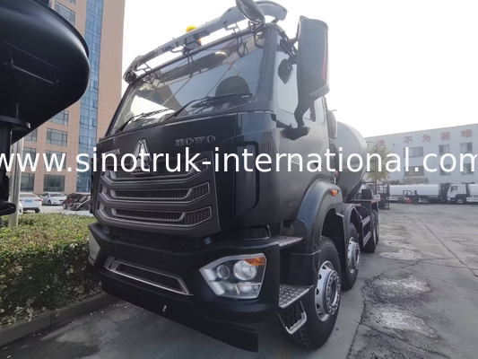 HOWO HOHAN SINOTRUK Động cơ trộn bê tông Đen 10CBM 380HP 8X4 RHD