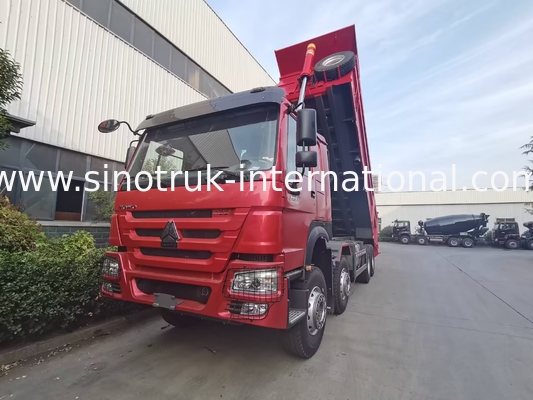 HOWO 12 bánh Sinotruk 8X4 Dump Truck 400hp Đối với khai thác mỏ LHD U loại container
