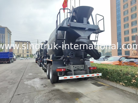 HOWO Mixer Truck 12CBM 380HP H77L Cabin Đen