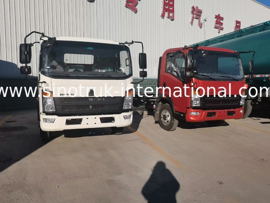 HOWO Hàng hóa nhỏ vận chuyển xe tải hạng nhẹ hai chỗ ngồi một chỗ với A / C khung gầm LHD