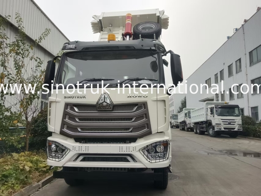 30 - 40 Tons RHD 10 Wheels Tarpaulin Sinotruk Howo 6x4 Xe tải đẩy cho xây dựng