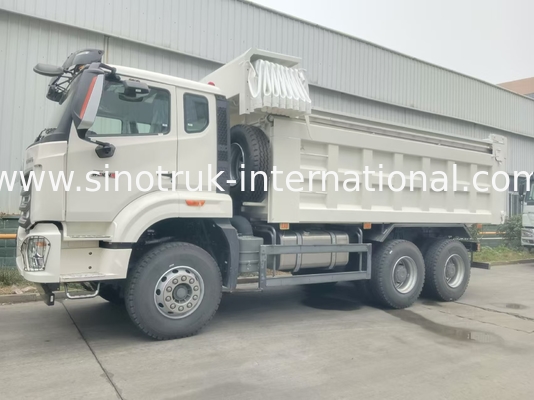 30 - 40 Tons RHD 10 Wheels Tarpaulin Sinotruk Howo 6x4 Xe tải đẩy cho xây dựng