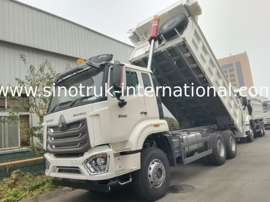 30 - 40 Tons RHD 10 Wheels Tarpaulin Sinotruk Howo 6x4 Xe tải đẩy cho xây dựng