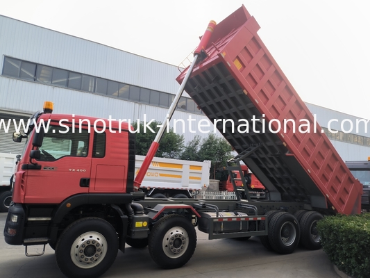 8 × 4 Lhd 12 bánh Sinotruk Tipper 400hp Euro 2
