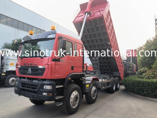 8 × 4 Lhd 12 bánh Sinotruk Tipper 400hp Euro 2
