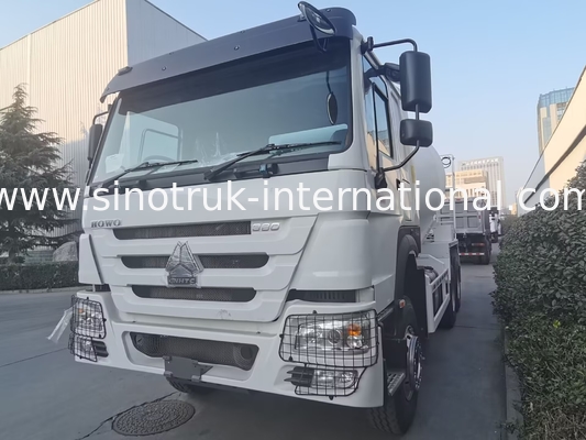 Sinotruk Howo Xe tải trộn bê tông 380HP 6-10CBM 6 X 4 Euro 2 Nhà máy trộn RHD