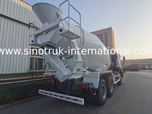 Sinotruk Howo Xe tải trộn bê tông 380HP 6-10CBM 6 X 4 Euro 2 Nhà máy trộn RHD