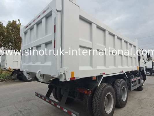 SINOTRUK HOWO 400HP xe tải đổ nát cho xây dựng A7 quân sự đèn cảnh báo đấm