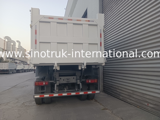 SINOTRUK HOWO 400 HP xe tải đổ nát cho xây dựng N7 quân sự đèn cảnh báo đấm