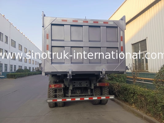 Chiếc xe tải Sinotruk Hohan 400hp 10 bánh xe Lhd 40 tấn 20-30cbm ZZ3317N356JB1 Xám