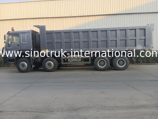 Chiếc xe tải Sinotruk Hohan 400hp 10 bánh xe Lhd 40 tấn 20-30cbm ZZ3317N356JB1 Xám