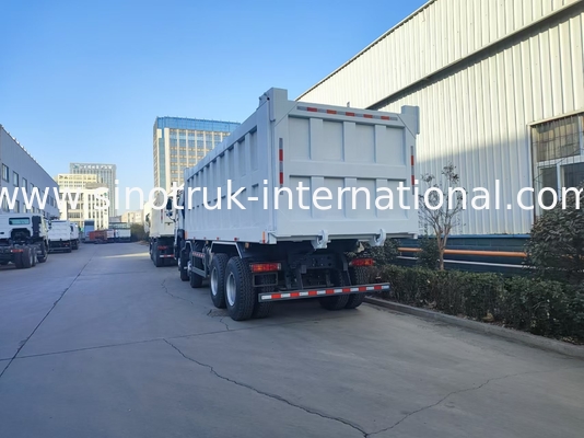 Công suất lớn 27 mét khối 4 trục xe tải 400 mã lực cho hoạt động hiệu quả