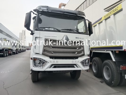 30-40 Tons RHD 10 bánh xe đổ rác SINOTRUK Haohan Cho Xây dựng Trắng