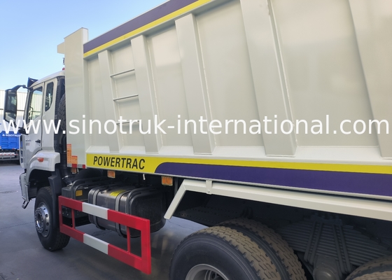 Sinotruk Howo / Hohan 6 × 4 Xe tải đổ rác 10 bánh Thân hình chữ nhật Xác 20CBM Màu trắng