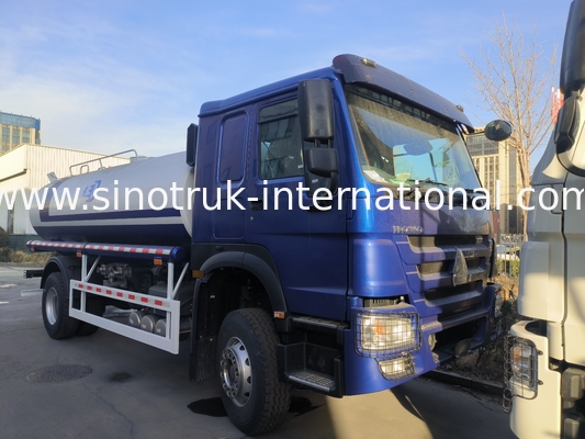 SINOTRUK HOWO Xe tải bể nước 4x2 RHD 300HP 10CBM cho vận chuyển nước bền vững