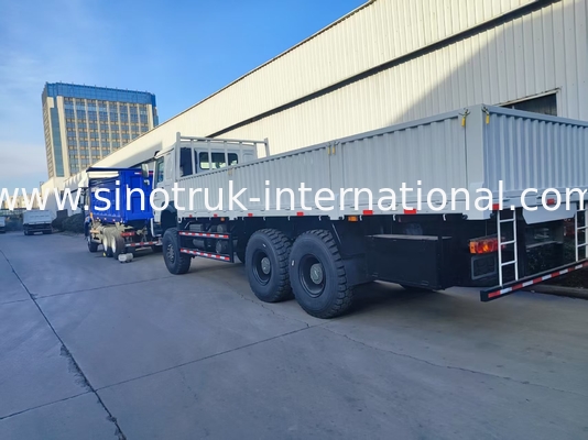 Giải phóng sức mạnh và tính linh hoạt tất cả chinh phục trắng HOWO 6x6 400HP Off-Road xe tải hàng hóa