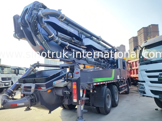 Cao thăng Mastery HOWO 380HP Smart Pump Trucks 52m Boom 6x4 Traction cho đổ thẳng đứng vô song