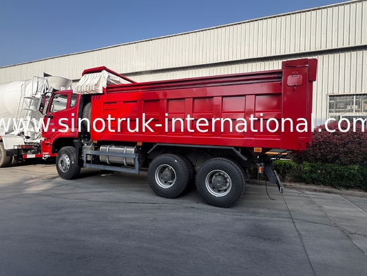 SINOTRUK HOHAN Howo mới 6X4 RHD 10 bánh xe với tấm ván gia cố cửa sau cứng vận chuyển hiệu quả