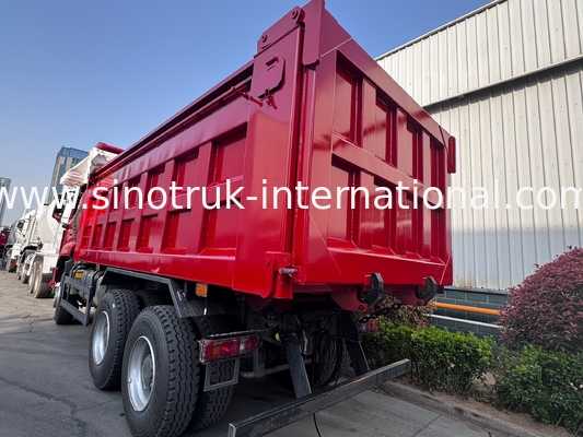 SINOTRUK HOHAN Howo mới 6X4 RHD 10 bánh xe với tấm ván gia cố cửa sau cứng vận chuyển hiệu quả