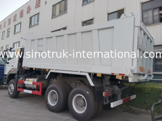 2 hành khách Sinotruk Hohan Tipper Dump Truck Weichai Động cơ 6 × 4 LHD 380HP Với loại hộp số thủ công