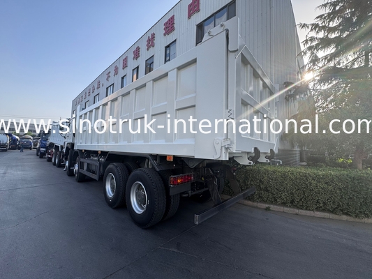 SINOTRUK HOWO 371HP Động cơ đổ rác xây dựng mặt trước cũ Bộ đệm quân sự cho khu vực khai thác mỏ