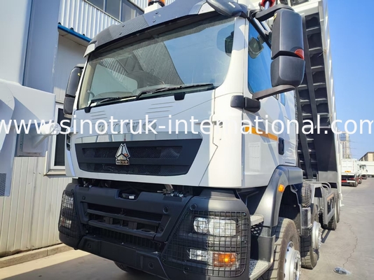 26.91CBM mạnh HOWO TX 8x4 Tipper Dump Truck với bánh xe 12.00R20