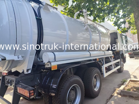 HOWO 6*4 16CBM 380HP Truck làm sạch nước thải hiệu suất cao đáp ứng các giải pháp làm sạch đa chức năng hiệu quả