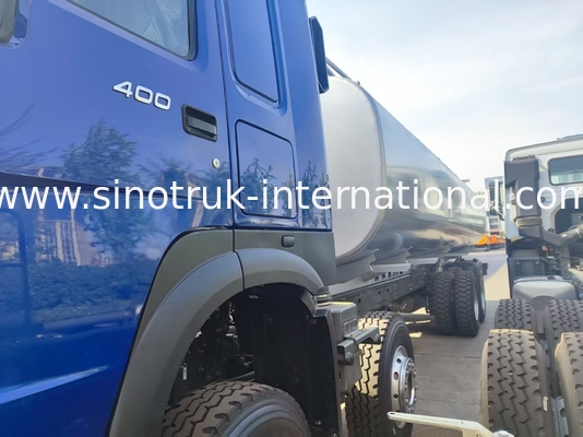 Heavy-Duty HOWO 8 * 4 400HP LHD Fuel Truck 40CBM Hệ thống tăng kép cho phân phối nhiên liệu đường dài