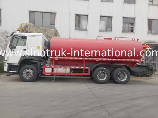 Xe bồn nước HOWO SINOTRUK 380HP có chức năng xả áp lực cao 6x4