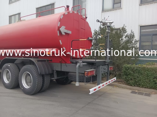 Xe bồn nước HOWO SINOTRUK 380HP có chức năng xả áp lực cao 6x4