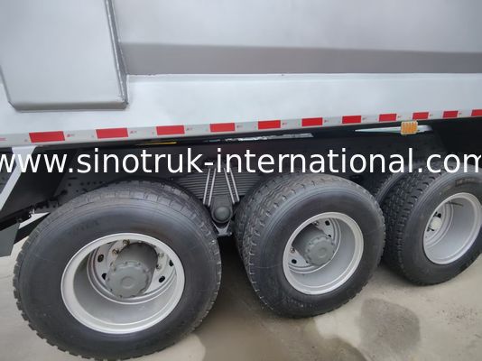 400HP  8×4+One Lift Axle, Super Power Heavy Duty U - Shaped Double Door Mighty King Tipper Dump Truck