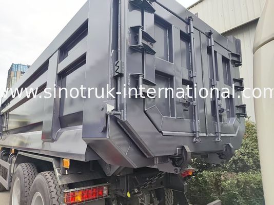 400HP for Heavy Loads, 27CBM for More Cargo: Gray 8x4 Dump Truck